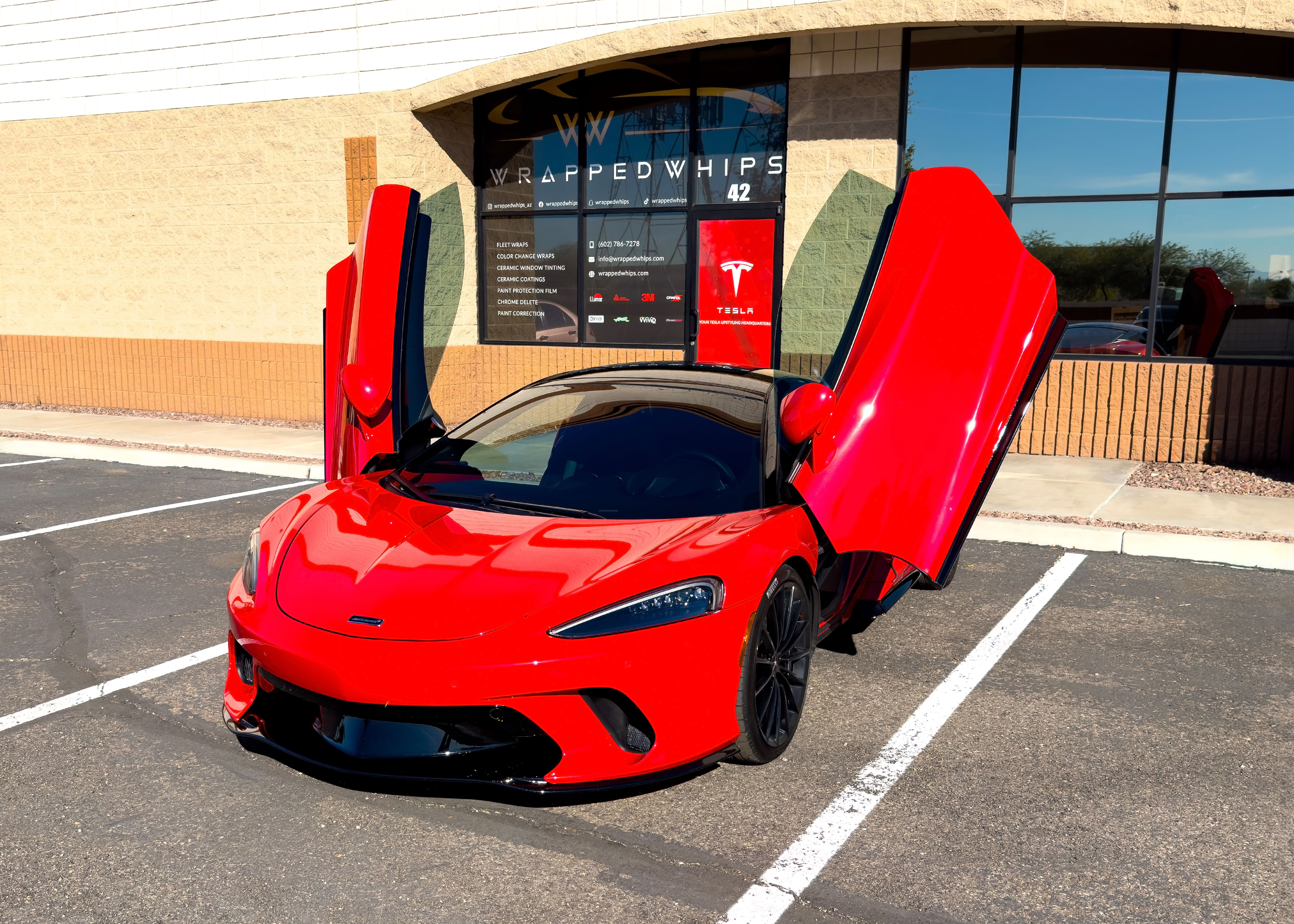 car with tinted windows