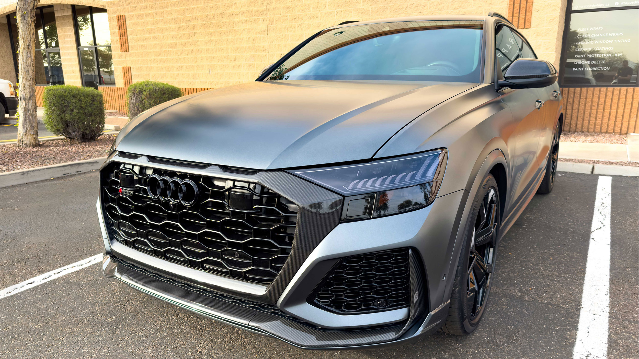 car with tinted windows