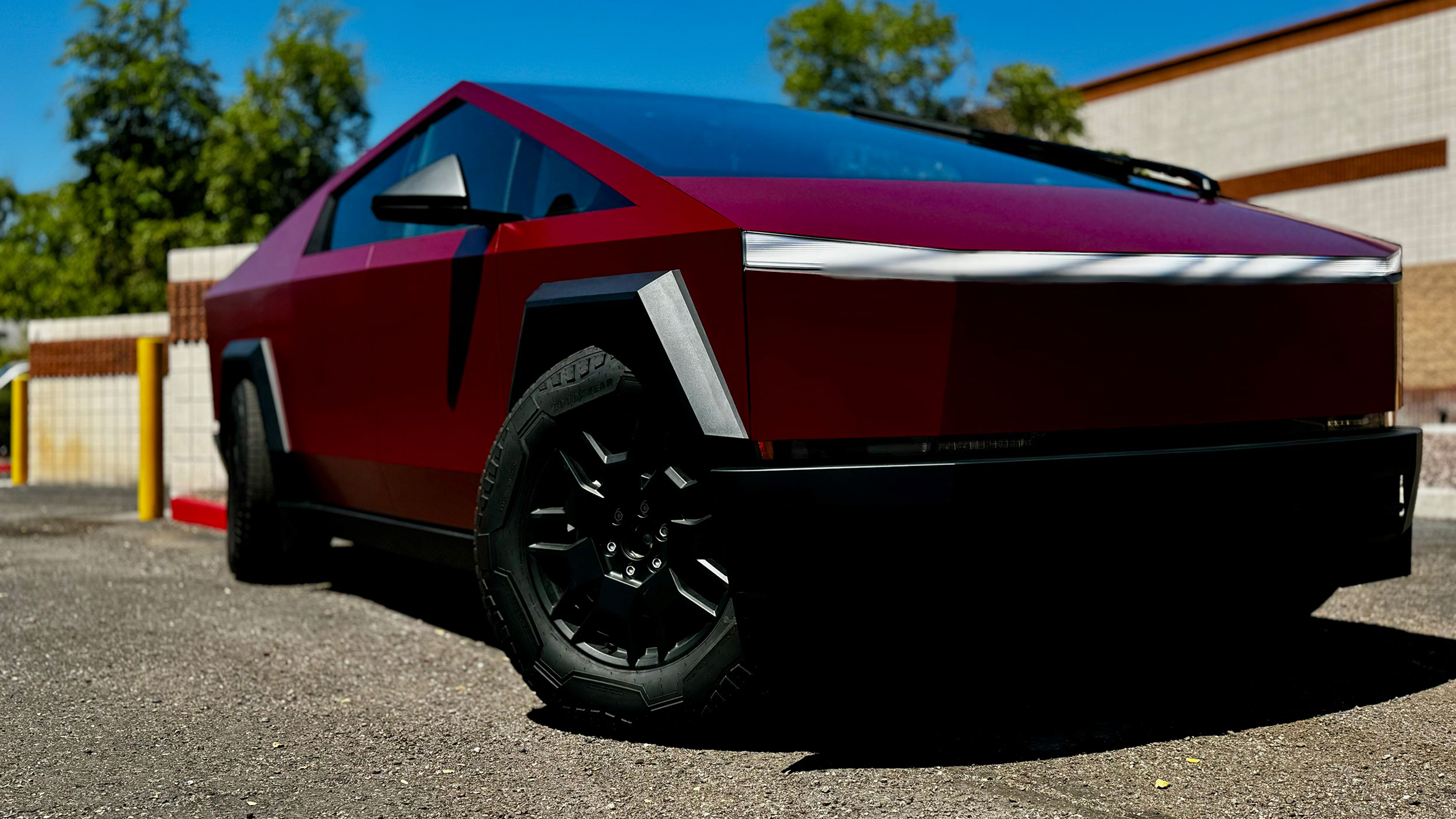 car with a vinyl wrap